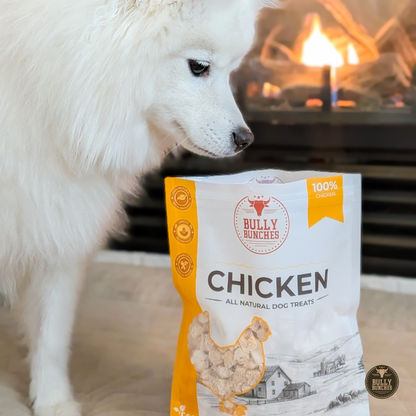Bully Bunches Freeze Dried Chicken 100g / 3.5oz