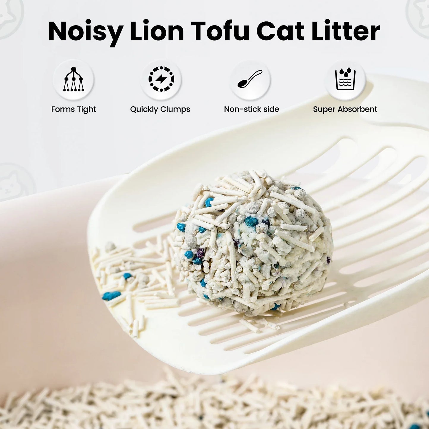 Litière pour chat Tofu Thé Vert Pack Cubique