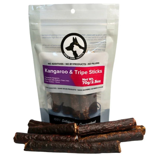Kangaroo & Beef Tripe Sticks 70g