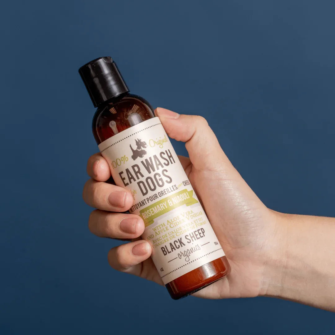 Nettoyant naturel pour oreilles de chien – Romarin & Niaouli