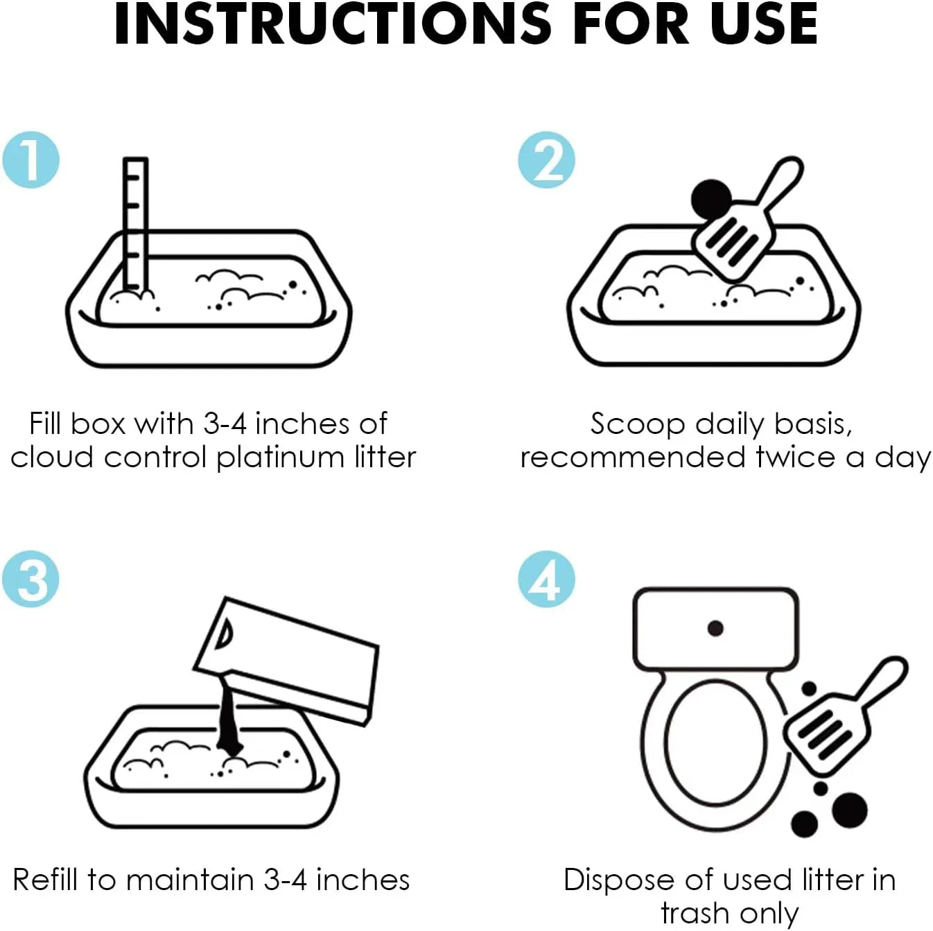 Litière Cassava Parfum Vanille en Cubes