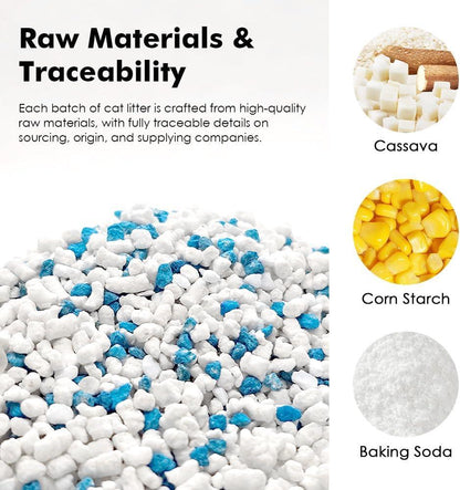 Litière Cassava Parfum Vanille en Cubes